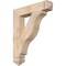 Ekena Millwork Funston Arts & Crafts Smooth Bracket, Douglas Fir, 3 1/2"W x 20"D x 24"H BKT04X20X24FST03SDF - alternate 1